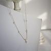 Elegant S925 Sterling Silver Water Drop Necklace - Women's Luxury Niche Design Choker with a Simple, Trendy Style.