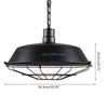 A5YD Vintage Pendant Lamp Lampshade Light Industrial Retro Iron Hanging Ceiling Lamps E27 Chandelier Lampshade for