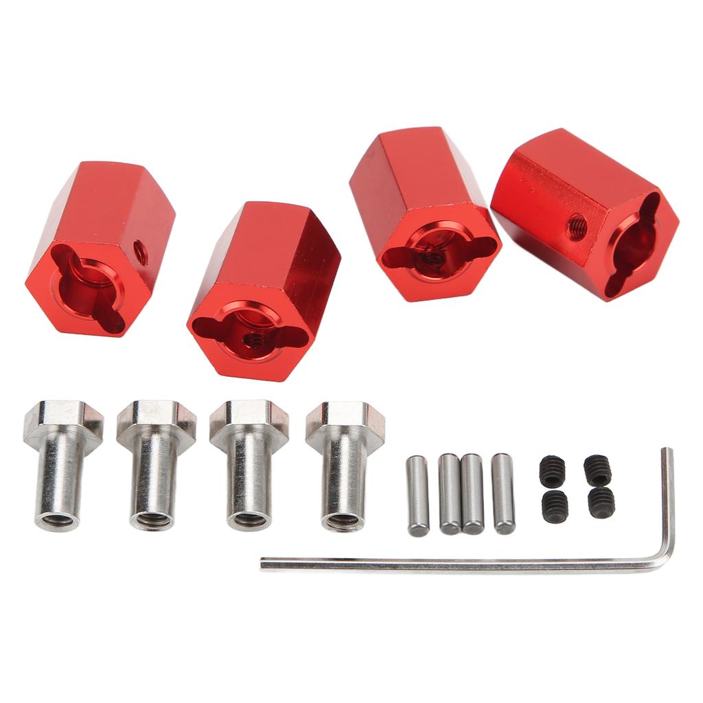 4Set 12mm Wheel Hex Hub 16mm Height with Pins Aluminum   for 1Celsius10 1Celsius12 Remote Control Vehicle