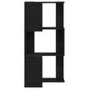 Bookshelf Black Oak Effect 50 x 50 x 102 cm