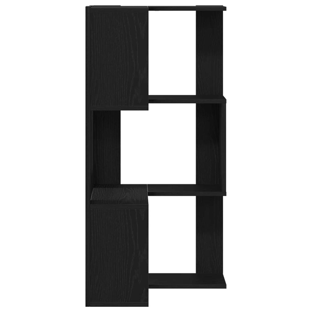 Bookshelf Black Oak Effect 50 x 50 x 102 cm
