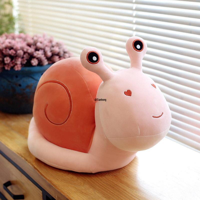 Adorable Pink Snail Plush Doll - Sleep Companion & Birthday Gift for Girls