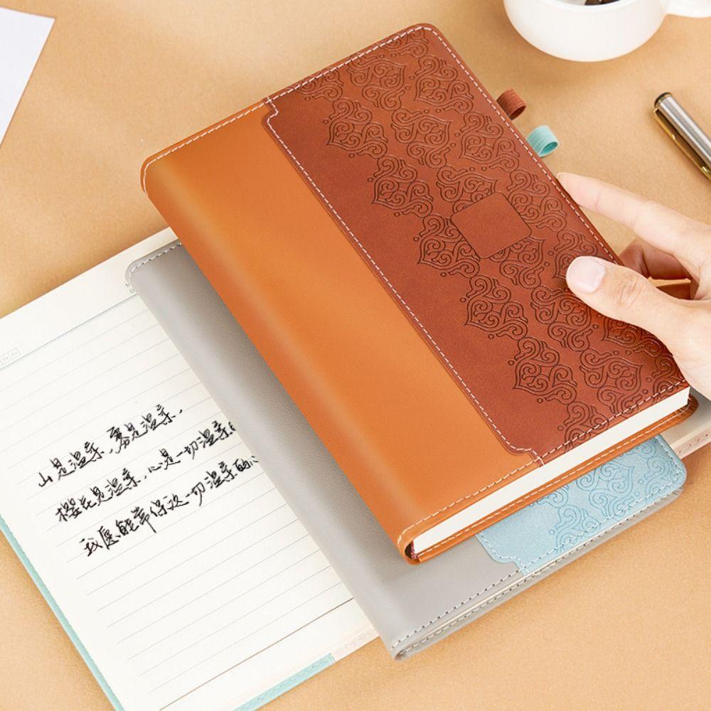 Thickened Business Office Notebook PU Leather Cover Diary Notepad New A5 Notebook  Stationery
