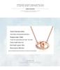 S925 Sterling Silver Heart-to-Heart Rose Gold Necklace with Simple Pendant - Fashionable Japanese and Korean Style Clavicle Sweater Chain