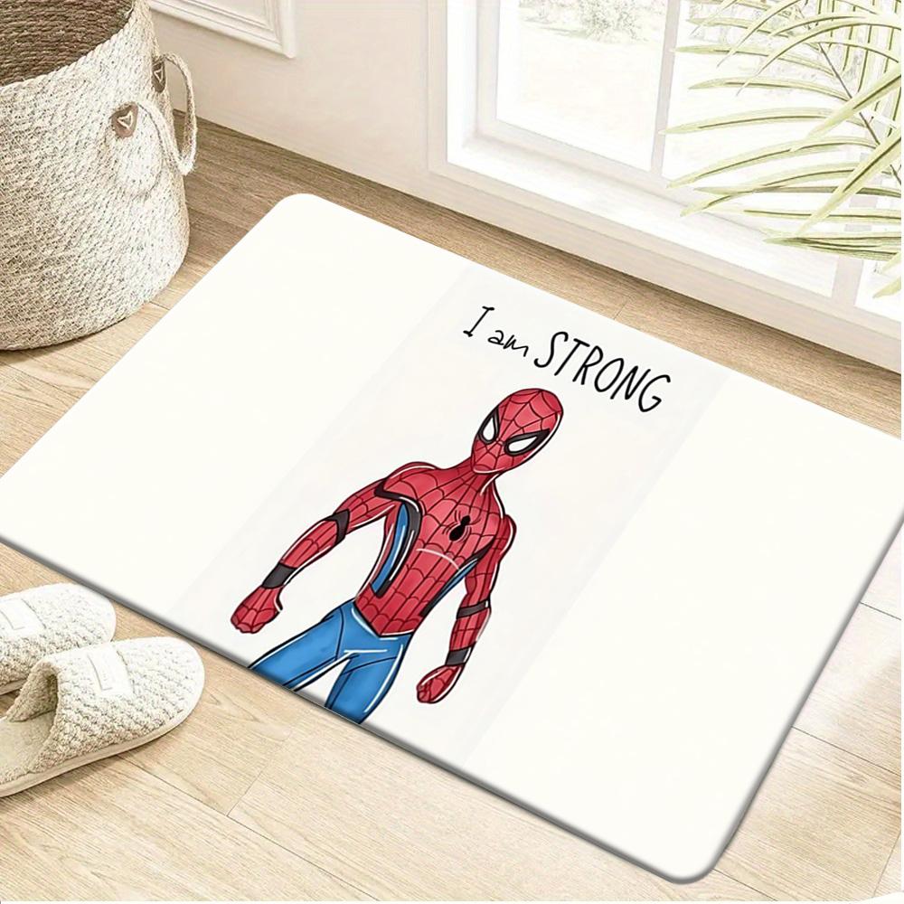 1pc, Floor Mat, Superhero & Classic Hero Themed Design, Multiple Sizes, Suitable for Living Room, Bathroom, Kitchen, Hotel, B