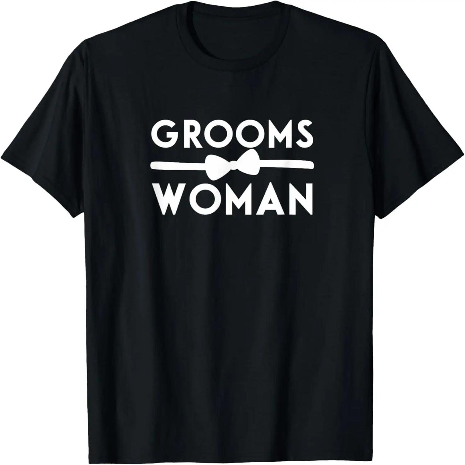 

Groomswoman Wedding Party Bridal Slogan T-Shirt XXXXXL чёрный