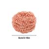 2pcs Copper Cleaning Wire No-shedding Dishwashing Brush Dish Cleaning Brush Kitchen Scrub Pads Durable And Rust-proof Tool