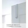 smart folding door hanger white