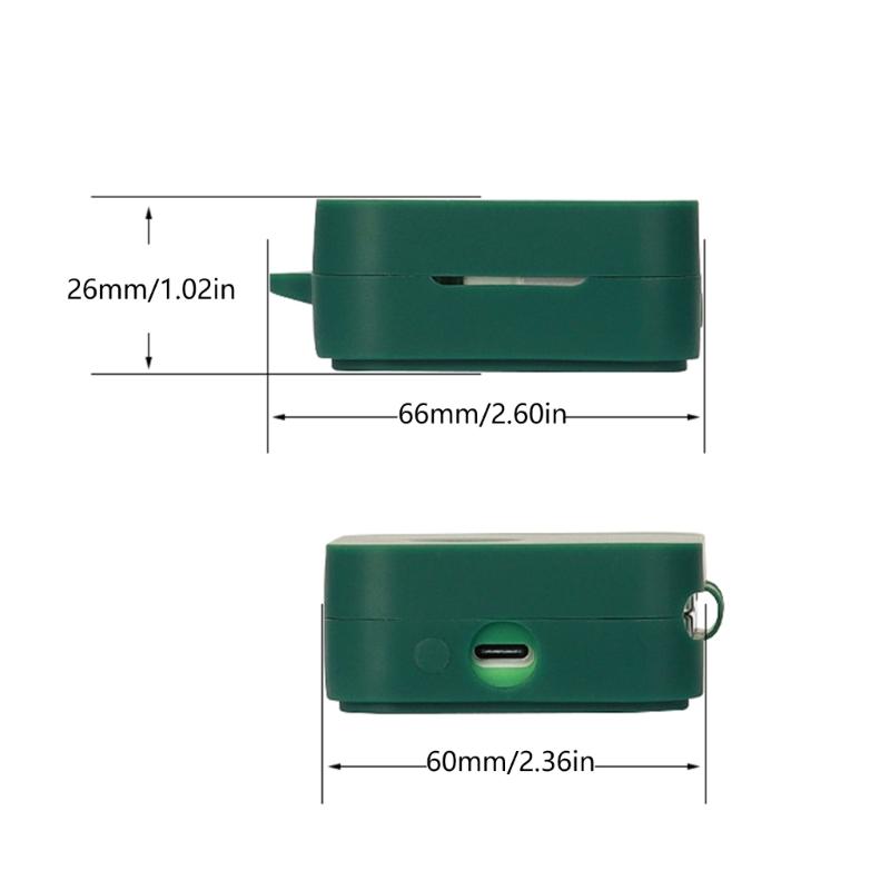 Συμβατό για Nothing Ear (2) Κάλυμμα Ακουστικών Αντικραδασμικό Αντιχαρακτικό Προστατευτικό Μανίκι Πλενόμενο Κέλυφος Ανθεκτικό στη Σκόνη