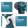 2 Gears M3-M12 Cordless Rivet Nut Guns 588VF Electric Rivet Gun Drill Insert Automatic Riveting Tool For 588VF Battery