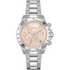 Novia Pink Dial Metal Silver Strap Ladies' Quartz Watch 1502615