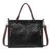 Women Shoulder Bag Trendy Simple Satchel Handbag for Vacation Commuting Work Black