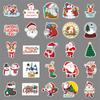 50 Christmas Graffiti Stickers: Creative Decor for Laptops, Suitcases, and Cars