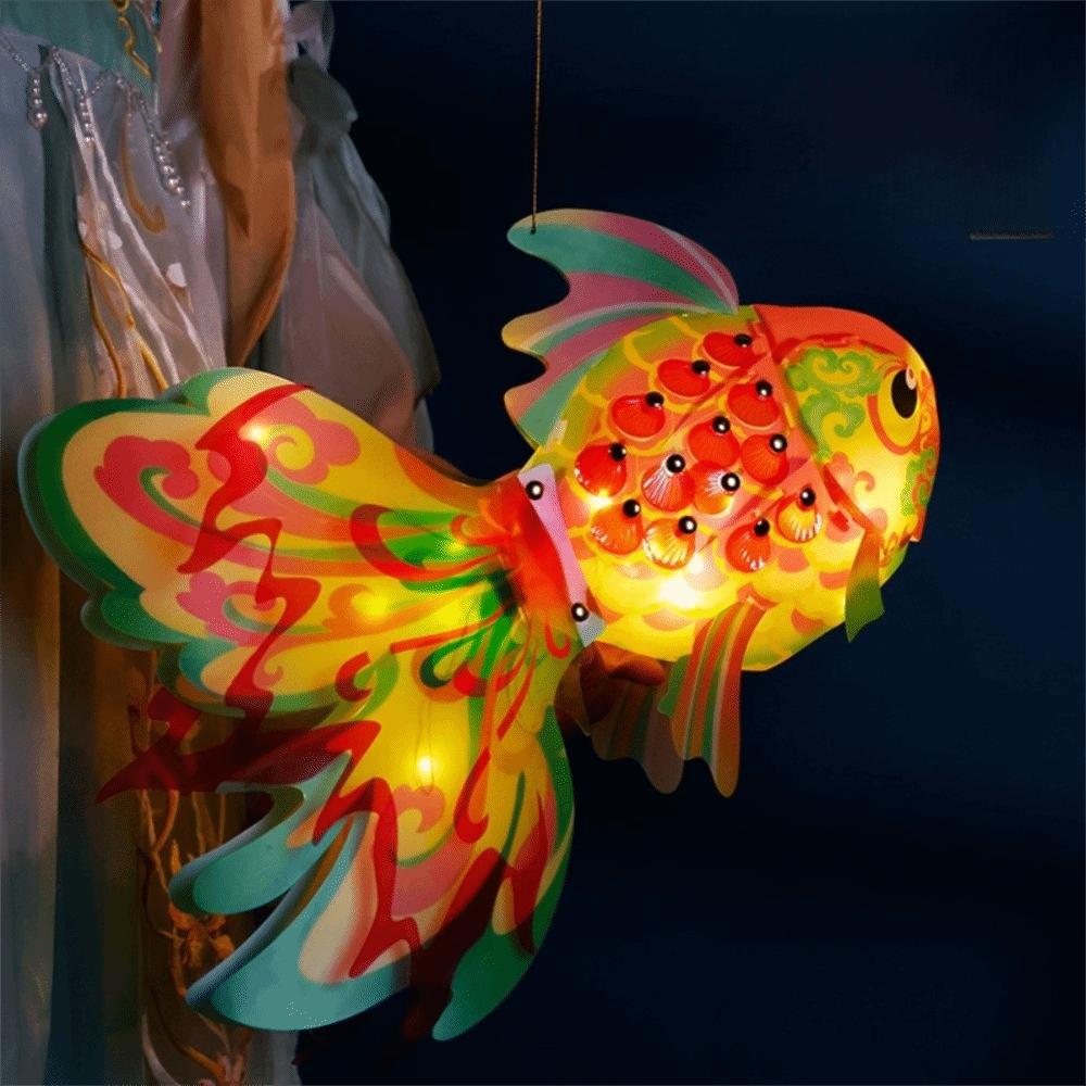 

Сделай сам Рыбный фонарь Портативный Антикварный Стеклянный Рыбный фонарь Праздничное украшение