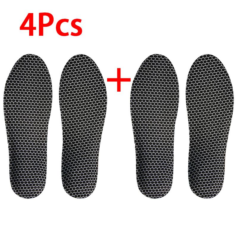Graphene sweat absorbing Shoe insole Men Women Shock Absorption Shoe Sole Arch Support Flatfoot Orthopedic insoles baskets Pads