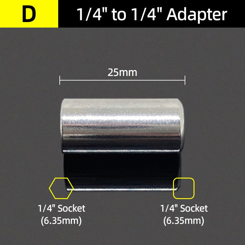 

Перехідник з гніздом Перехідник Набір 3/8 до 1/2 3/8 1/4 1/2 до 1/2 Ударний привід Храповий ключ Перехідник для гнізда Ручний інструмент для ремонту