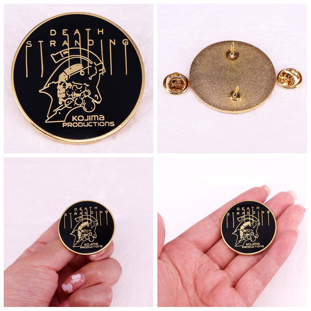 Death Stranding Anime Smaltované Špendlíky Sada Herní Brož Odznak Šperky na Batoh Pro Fanoušky Dárky
