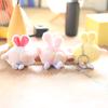 Cute Bunny Plush Keychain With Pp Cotton Filling For Bags And Keys