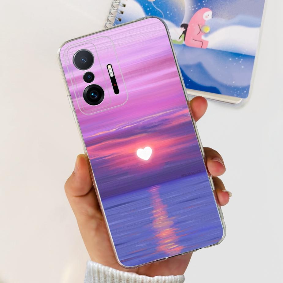 For Xiaomi 11T Pro Case New Fashion Back Cover Silicone Soft TPU Phone Case For Xiaomi Mi 11T Pro 11TPro Mi11T Full Coque Bumper