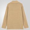 Suéteres tipo cárdigan de punto largo para hombre, cuello chal, corte holgado, manga larga, cárdigans casuales abiertos al frente con bolsillos, suéteres de punto de otoño e invierno, chaqueta para hombre