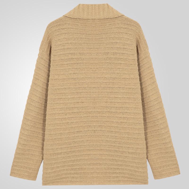 Suéteres tipo cárdigan de punto largo para hombre, cuello chal, corte holgado, manga larga, cárdigans casuales abiertos al frente con bolsillos, suéteres de punto de otoño e invierno, chaqueta para hombre
