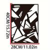 Abstract Metal Wall Art - Minimalist Single Line Sculpture for Modern Stylish Wall Display