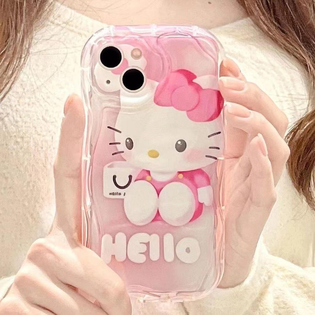 Hello Kitty Case for iPhone 14/13 Pro/12/11/XR/7 - Cute & Simple Design