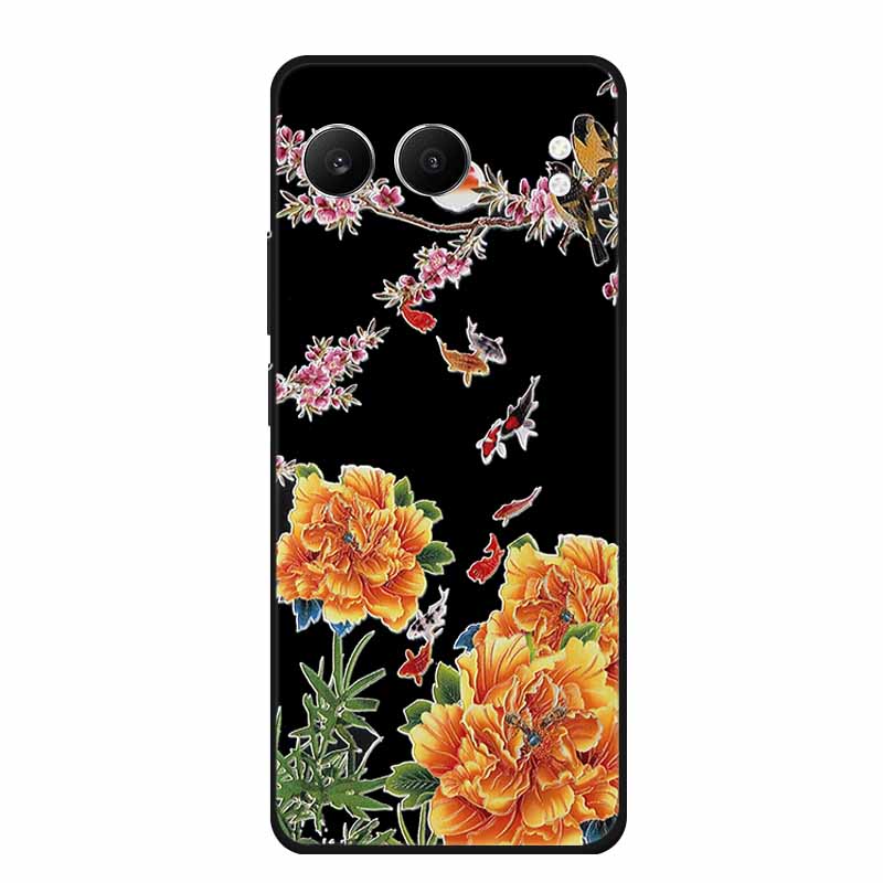 Θήκη 3D Ανάγλυφη Για Κινητό OnePlus Nord 4 Θήκη Τηλεφώνου Ανάγλυφα Λουλούδια Σιλικόνη Μαλακό Πίσω Κάλυμμα Για OnePlus Nord 4 Θήκη Nord4 Funda Coque