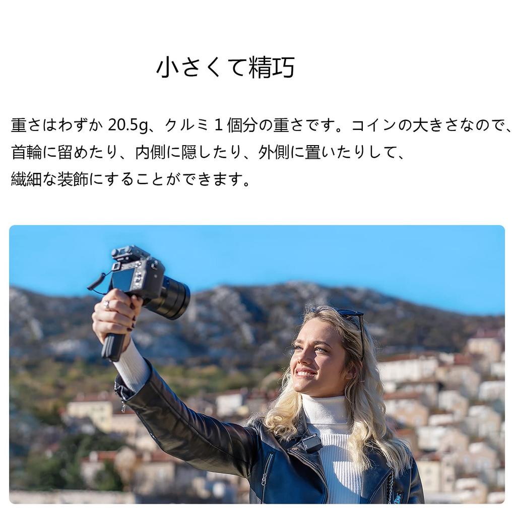 Hollyland Lark150 Microphone with OLED Display, 2.4G Digital Lavalier Lapel Wireless Microphone, 1 Transmitter & 2 Receivers, for Cameras, DSLRs, and