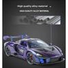 1/24 Mclaren Senna Super Sports Mini GT Kovová slitina Odlévaný model auta Zvukové světlo Sběratelský Hobby Displej Dekorativní Dárková krabička