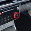 Aluminum Air Condition Switch Control Knob Cover Trim for Hyundai Ioniq 9 2026