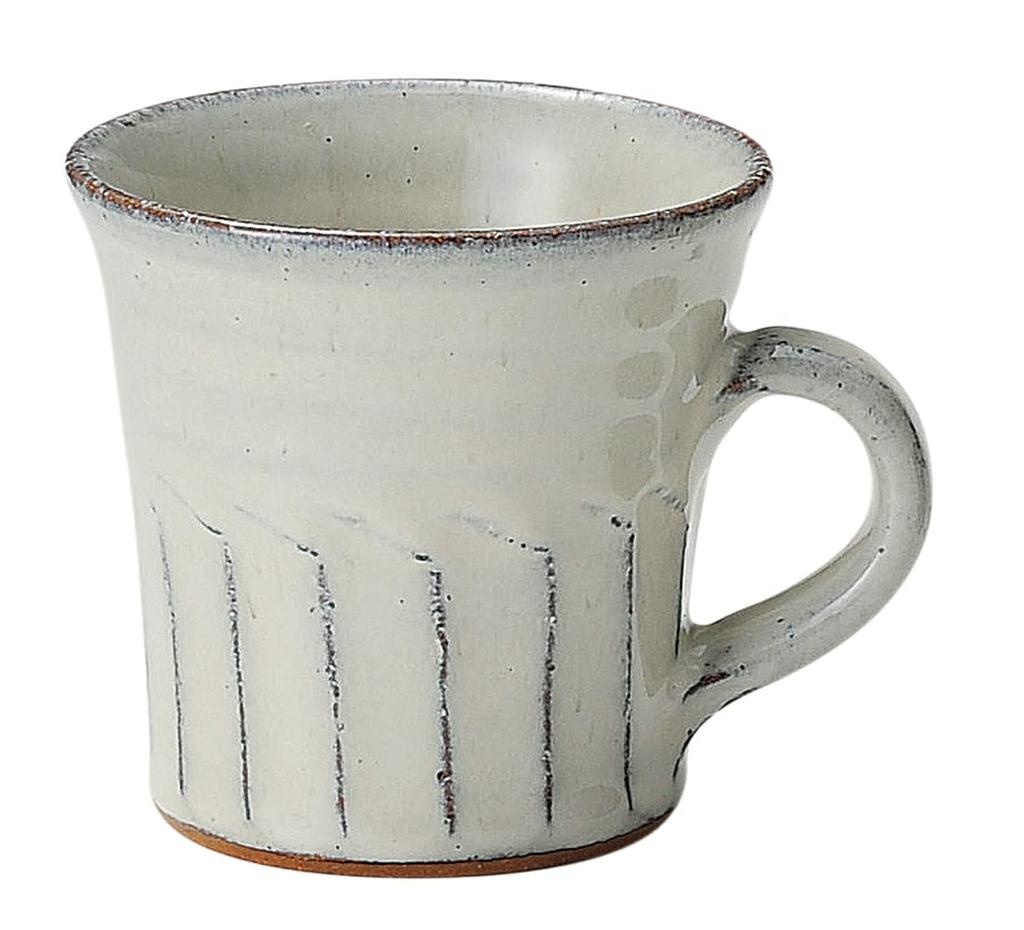 Shigaraki Ware Hechimon Shirahagi Mug