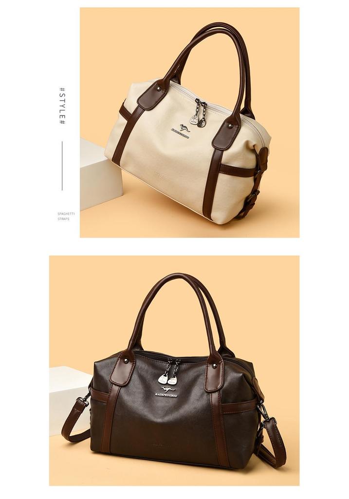 Women's Large Capacity College Business Trip Crossbody Bag - High-Quality Texture, Single Shoulder & Handheld Travel Bag