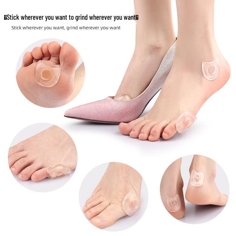 Transparent Gel Corn Plasters for Toes - Anti-Chafe Foot Care Stickers