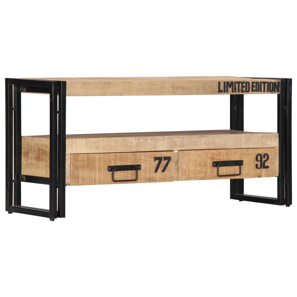 Vidaxl Szafka Pod Tv, 100X30X45 Cm, Lite Drewno Mango