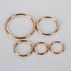 10Pcs Gold Silver Circle Rings Connection Alloy Metal Shoes Bags Belt Buckles Backpack Webbing Parts DIY Craft Sewing Accessory
