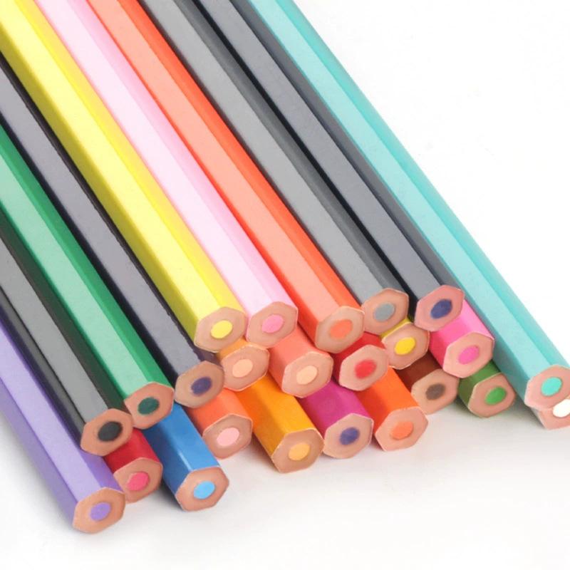 Colored Pencils 12/24 Oil-Based Drawing Pencils For Coloring Portrait Sketching Landscape Durable Soft Core