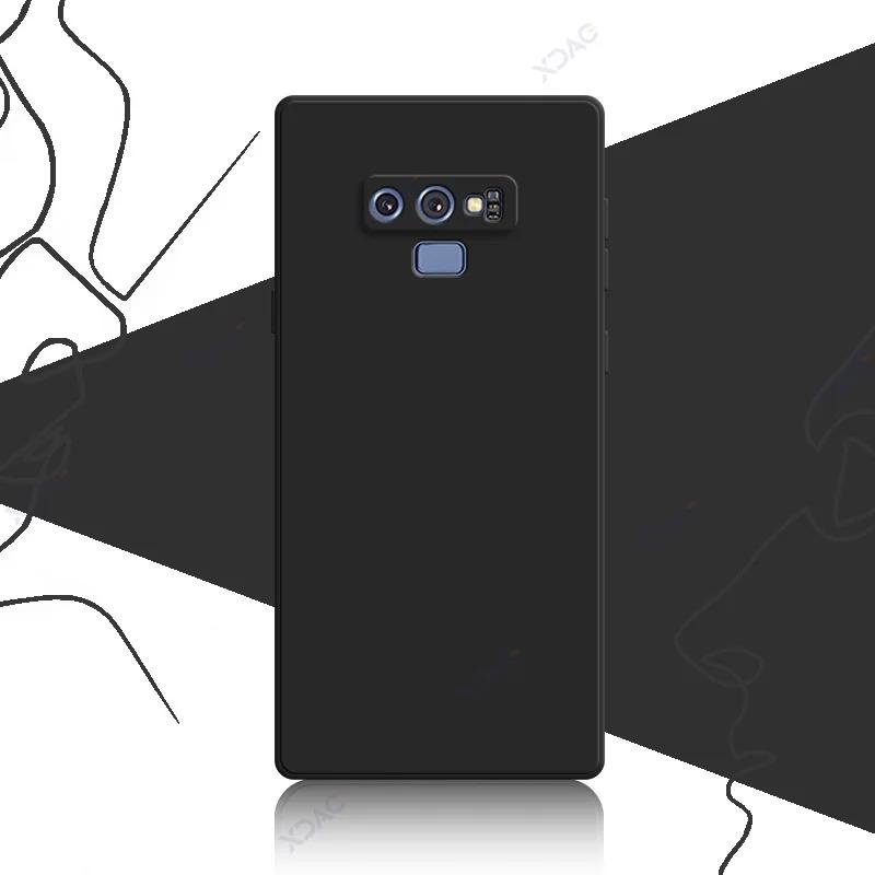 

Роскошный квадратный чехол из жидкого силикона для Samsung Galaxy Note 9 10 20 Plus Ultra 5G 360 Soft Phone Armor SamsungNote9 Samsung Note 10 5G чёрный