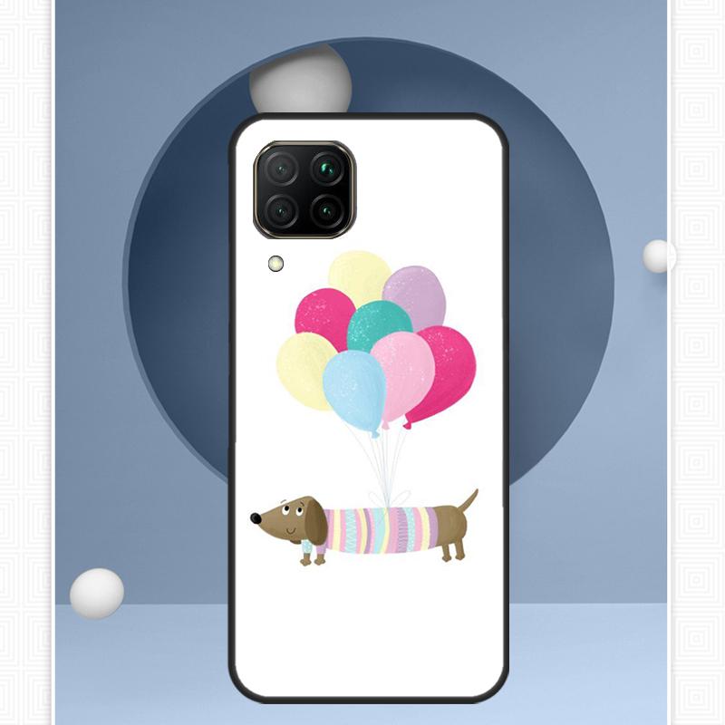 Cartoon Dackel Würstchenhund Für Huawei Nova 12i 12s 11i 8i Y91 Y60 Y70 Y72 Y90 Y61 9 10 SE P20 P40 Lite P30 P60 Pro Hülle