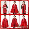 Custom Embroidered Red Scarf for Events: Class Reunions, Annual Meetings, and Opening Ceremonies