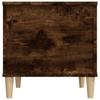 Coffee Table Smoked Oak 60 X 44.5 X 45 Cm Wood Based Material
