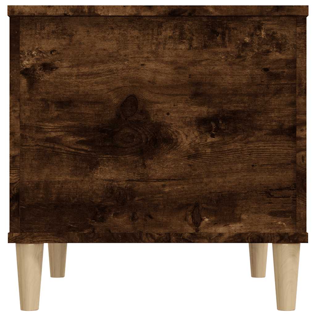 Coffee Table Smoked Oak 60 X 44.5 X 45 Cm Wood Based Material