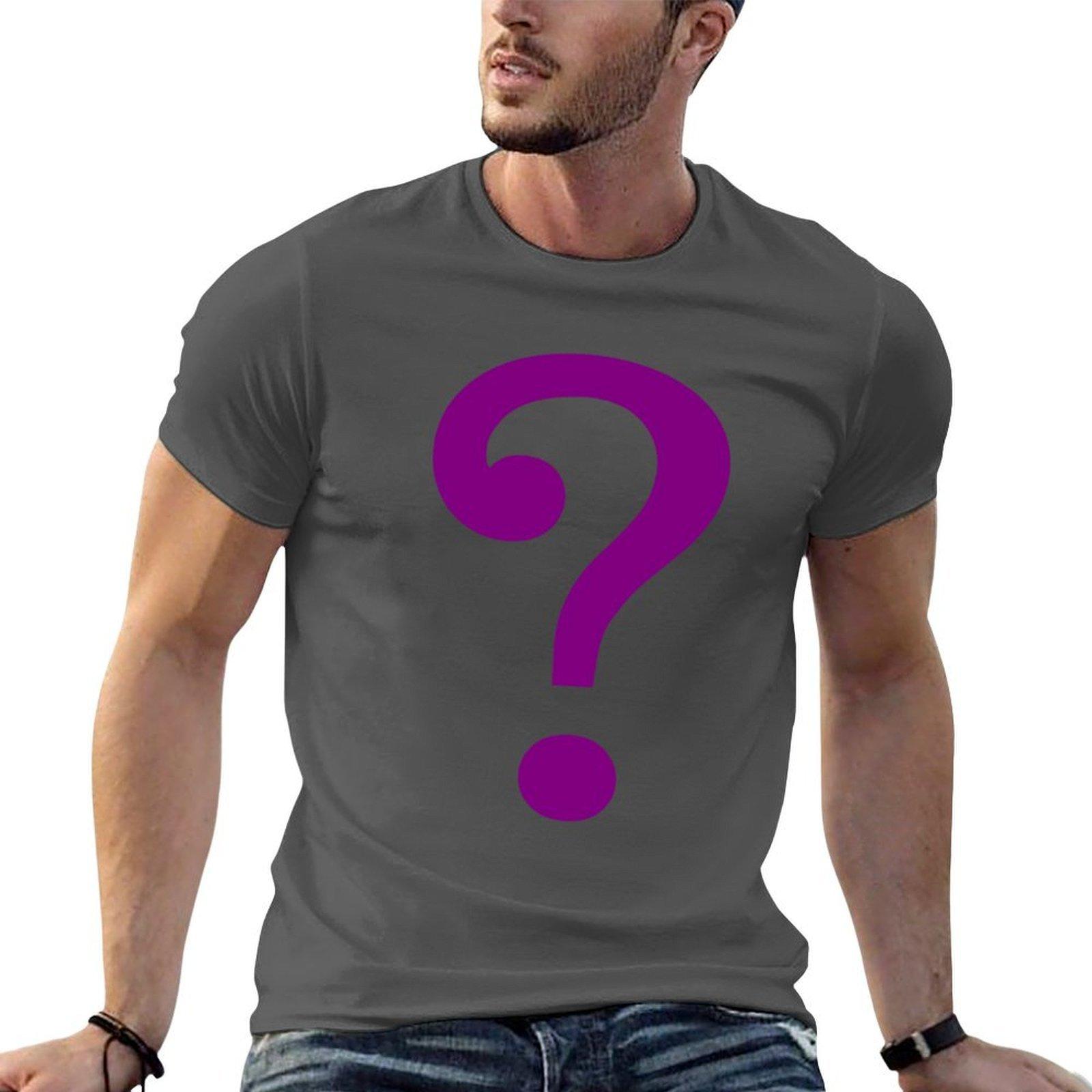 Riddle Me This 2 TShirt t shirts for man graphic funny t shirts with prints TShirt 4XL