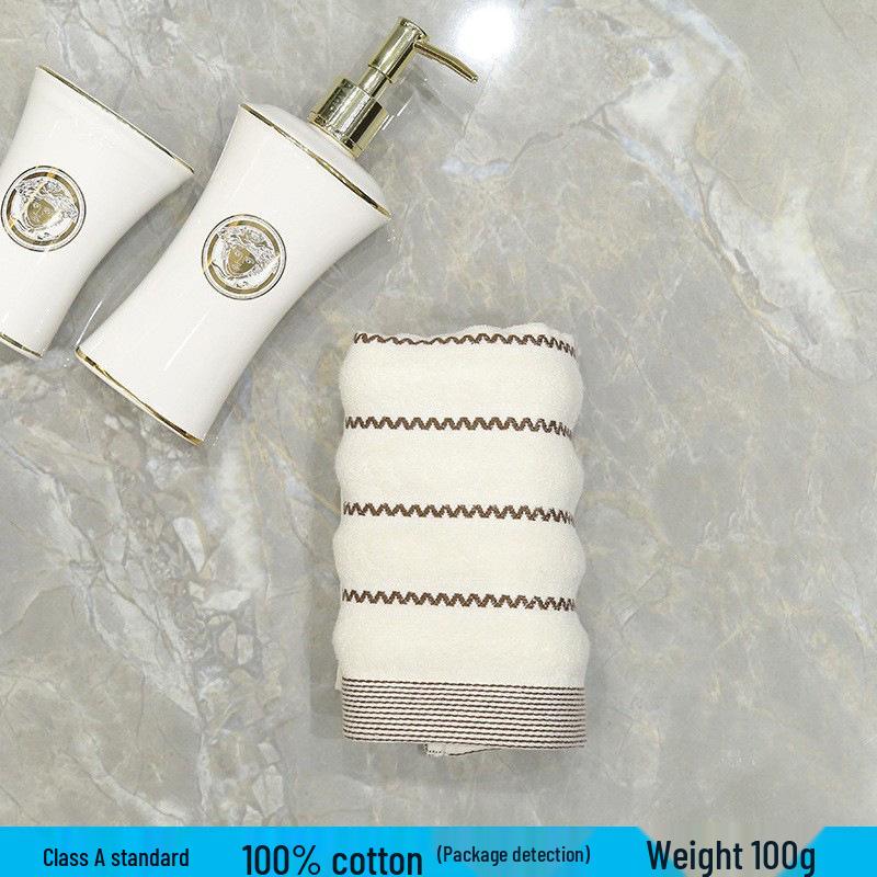 Serviette de bain épaisse absorbante en pur coton pour la maison et le lavage du visage