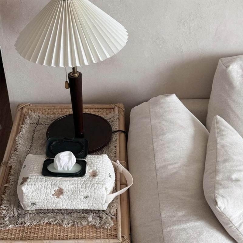 Baby Strollers Tissue Bag Cartoon Wet Wipes Case Reliable Paper Storage Bag Pouch  Tissue Box for Busy Parent