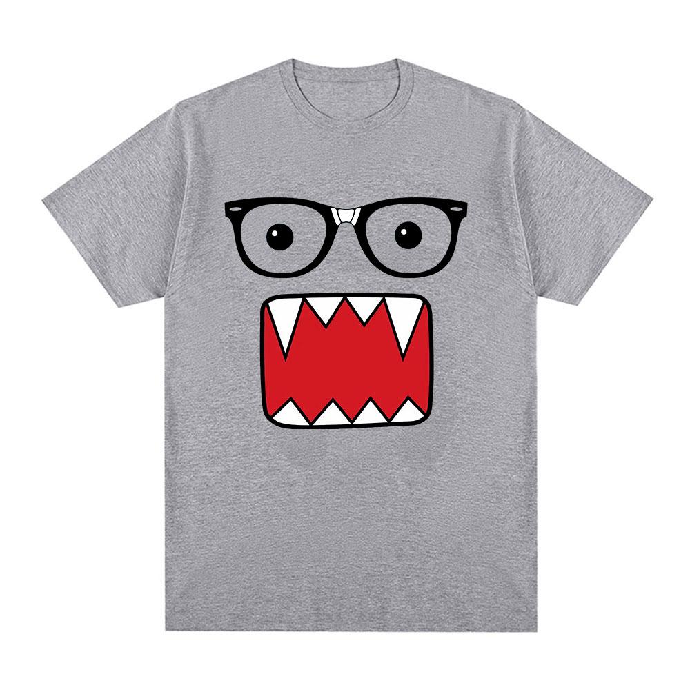 Domo Kun Funny Humorous T Shirts Men's Women Cotton Casual T-Shirts Harajuku O-Neck Short Sleeve Summer T-shirt Streetwear Tops