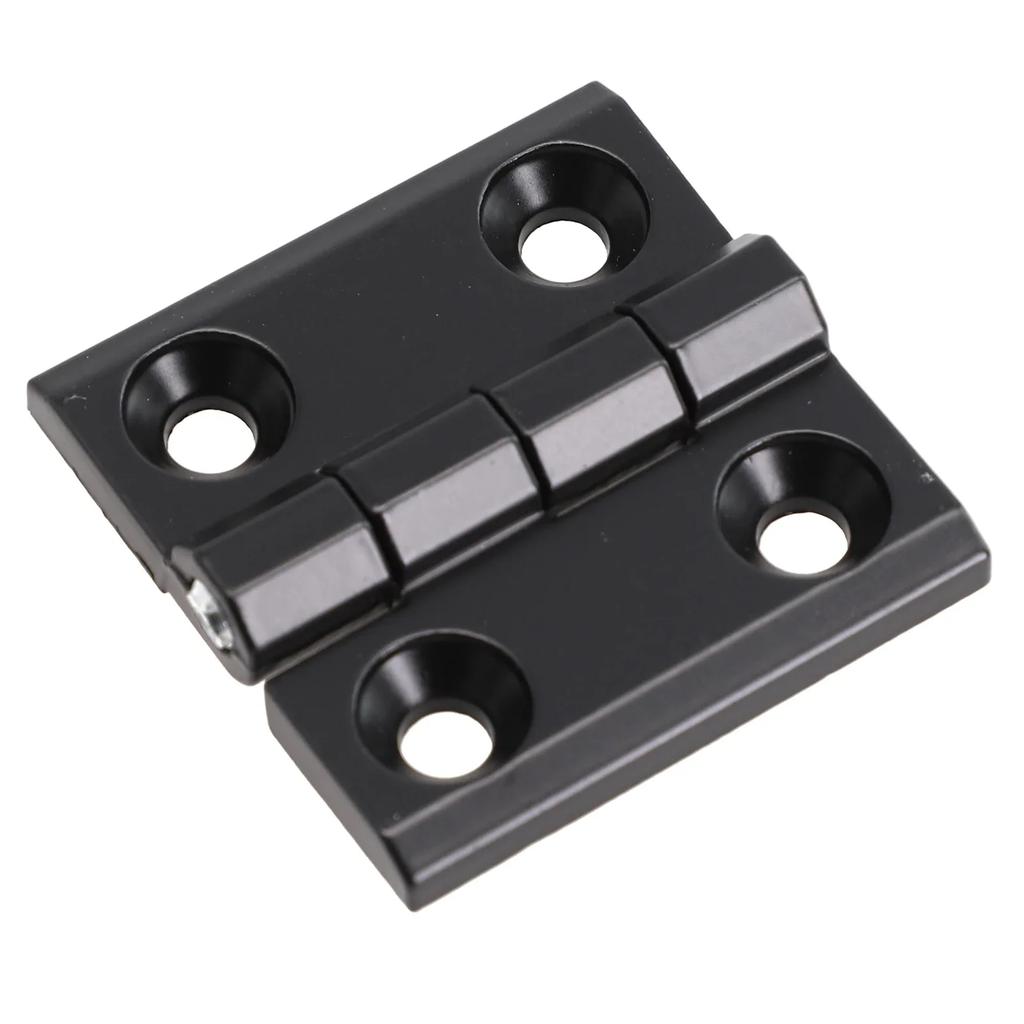 1/2pcs 40/50/60mm Butt Hinges Metal Black Door Hinges Cabinet Aluminium Box Backflap Shed Door Hardware Accessories