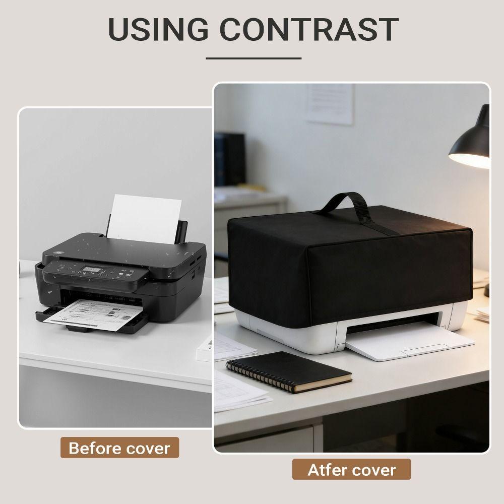 Waterproof Printer Dust Cover Reinforced Handle Protective Sleeve Dustproof Cover Study Room