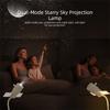 360 Degree Rotation Night Light Adjustable Focus Satellite Projector  Nighttime Use