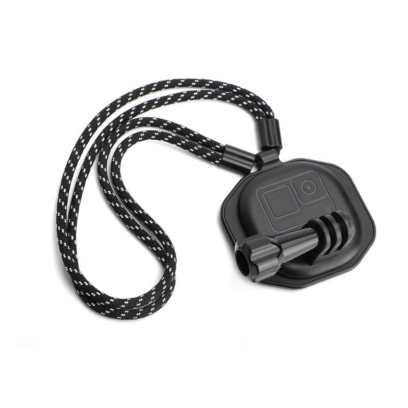 Magnetic Neck Strap Hold Mount Bracket Adapter With Lanyard Flexible Angle Adjustment for 360 Camera Accessories